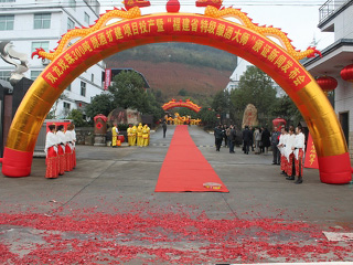 雙龍戲珠酒業(yè)300噸原酒擴(kuò)建項(xiàng)目投產(chǎn)暨福建省特級(jí)釀酒大師頒證儀式在我司隆重舉行